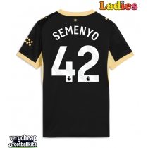 Manchester City Antoine Semenyo #42 Replica Away Shirt Ladies 2026-27 Short Sleeve